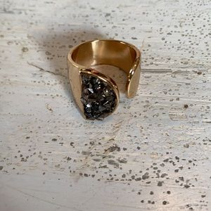 Black and Gold Ring